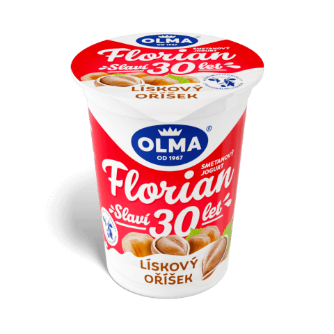 Florian smetanový Lískový oříšek Florian smetanový Lískový oříšek