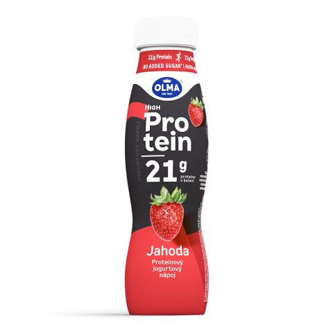HIGH Protein nápoj jahoda 