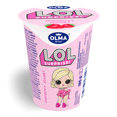 L.O.L. jogurt jahodový 105 g