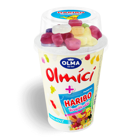 Olmíci Haribo Tropifrutti Vanilka
