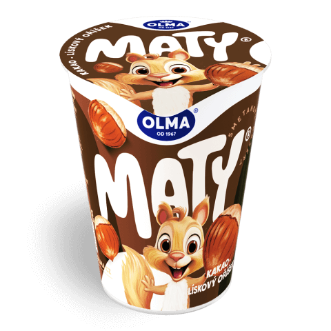 Olmíci Maty Smetanový s oříšky Olmíci Maty Smetanový s oříšky