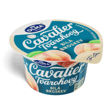 cavalier tvarohovy bila broskev