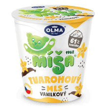 MÍŠA - Tvarohový mls vanilkový