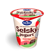 Selský jogurt Jahoda