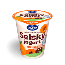 Selský jogurt Meruňka