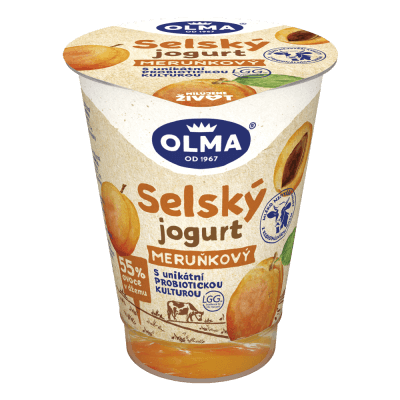 Selský jogurt Meruňka