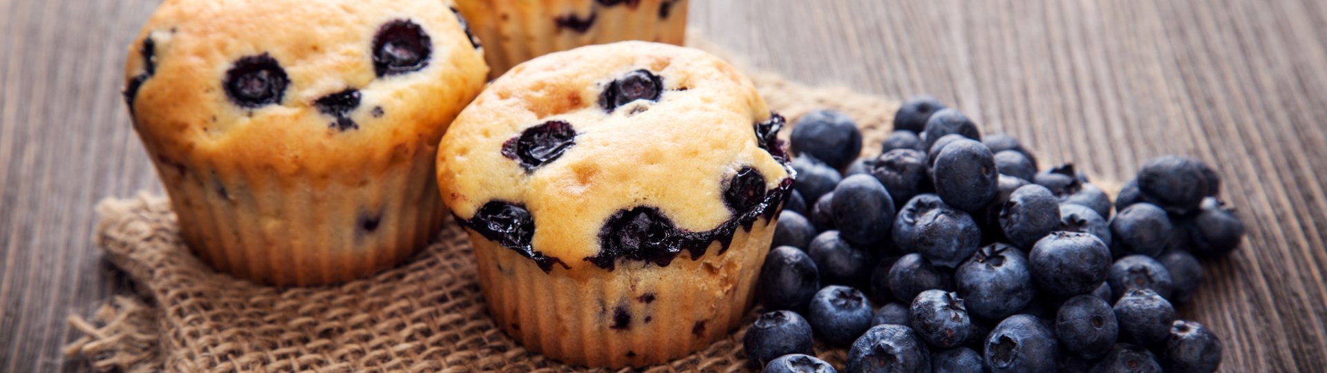 Borůvkové muffiny